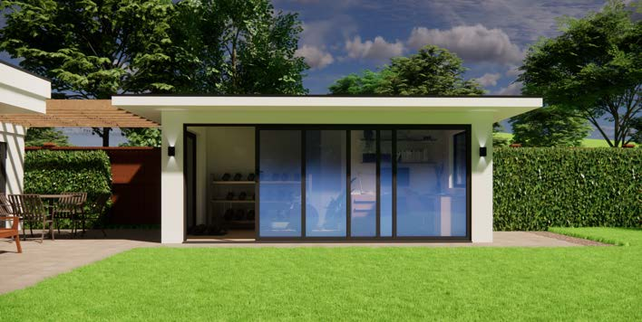 Bespoke garden gym and office