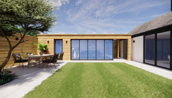 Red cedar outbuilding