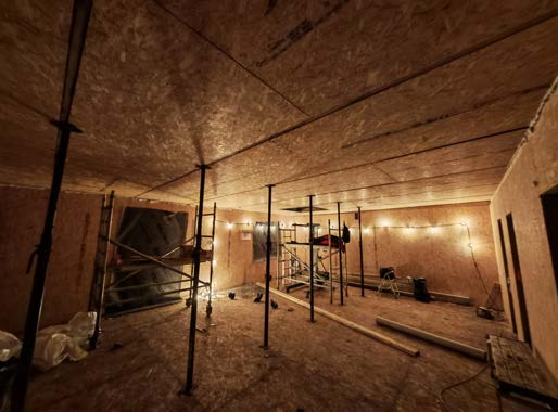 Extension and glass bridge design